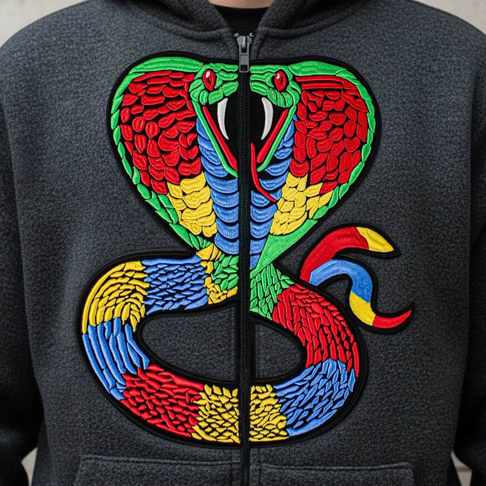 Snake jacket patch