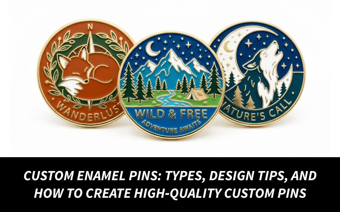 Custom Enamel Pins: Types, Design Tips, and How to Create High‑Quality Custom Pins